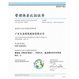 IATF16949 Certificate